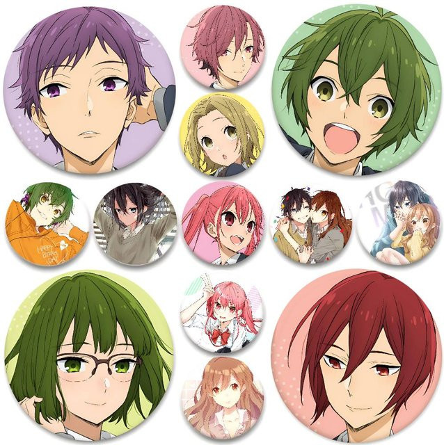 Anime Horimiya Brosche, Runde Anstecknadel - Bild 1