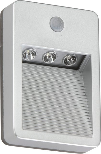 Briloner LED-Außenwandleuchte Lero 3-flammig in Silber mit Bewegungsmelder und IP 54 Schutzklasse - Bild 1