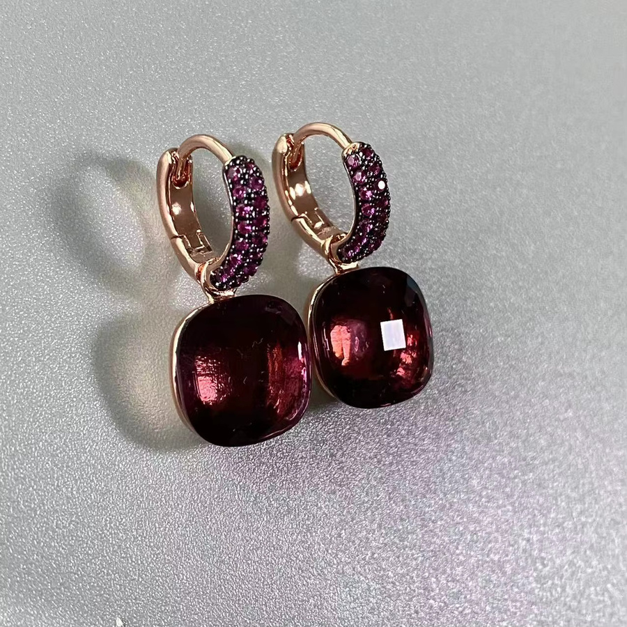 Kayfany Tropfenohrringe, Kristall, Zirkonia, Schwarz, Damen, 12,6 mm - Bild 1