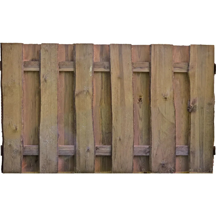 T&J Sichtschutzzaun-Element Seeland aus Kiefer und Fichte, Braun, kesseldruckimprägniert, B/H: 90 x 180 cm - Bild 2