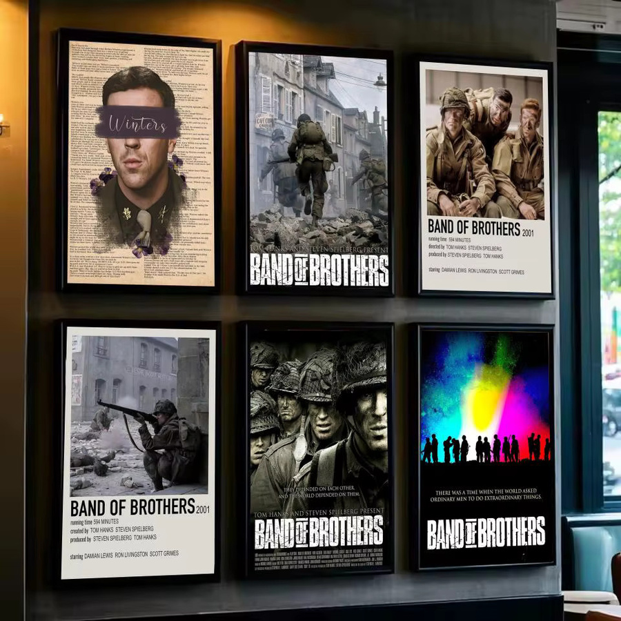 Band Of B-Brothers Poster, wasserfeste Wandkunst im Vintage-Stil, Mehrfarbig, B/H: 15,0 x 20,0 cm - Bild 2