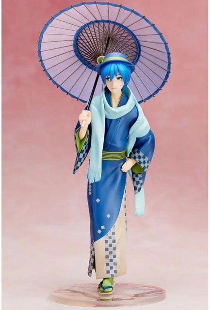 Fashnics Anime Kimono KAITO & MEIKO Statue, Mädchen PVC Figur, Blau, ab 14 Jahren - Bild 1