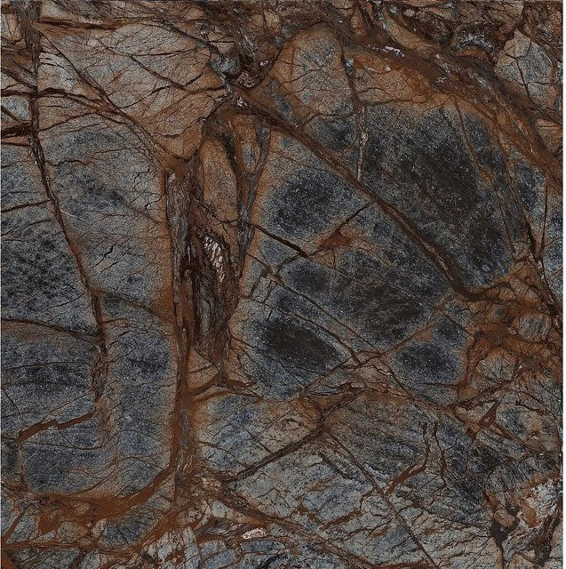 United Tile Bodenfliese Princess Feinsteinzeug in Braun, Steinoptik, poliert, B/B: 60 x 60 cm - Bild 1