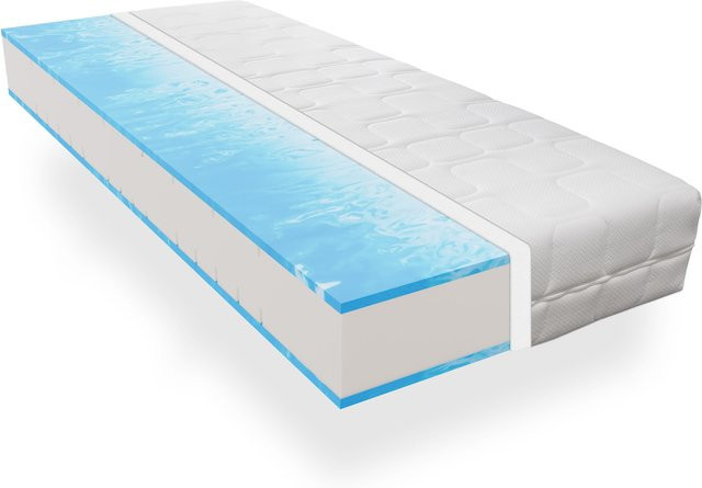 BeMeo Luxus Kaltschaummatratze mit Gel-Schicht B/T/H: 80 x 200 x 24 cm - Bild 1