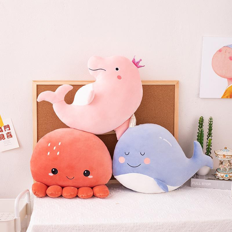 Yiran Furniture Krabbenkissen aus Plüsch in Multicolour, Breite: 40 cm - Bild 1