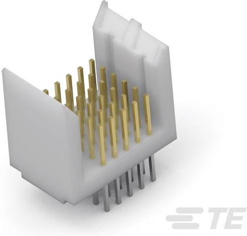 TE Connectivity Einbau-Stiftleiste Standard 5223002-1 aus Kunststoff mit Goldkontakten - Bild 1