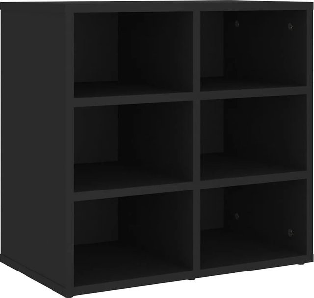 vidaXL Schuhregal Schwarz matt B/T/H: 52,5 x 30 x 50 cm - Bild 1