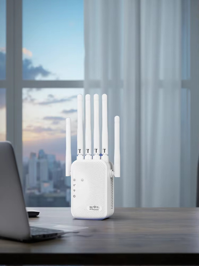 Regaton Dual-Band WLAN-Repeater 1200Mbps in Weiß mit 5G und 2.4G Unterstützung - Bild 6