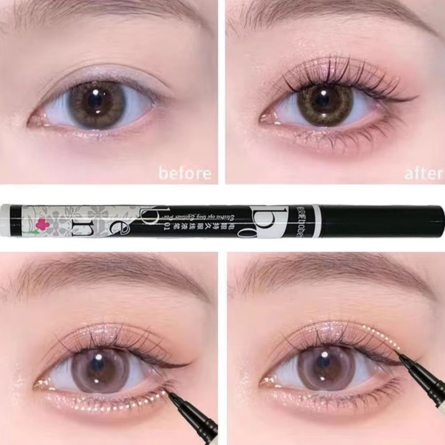 Eyeliner Flüssigstift, Kaffeebraun, Matt - Bild 3