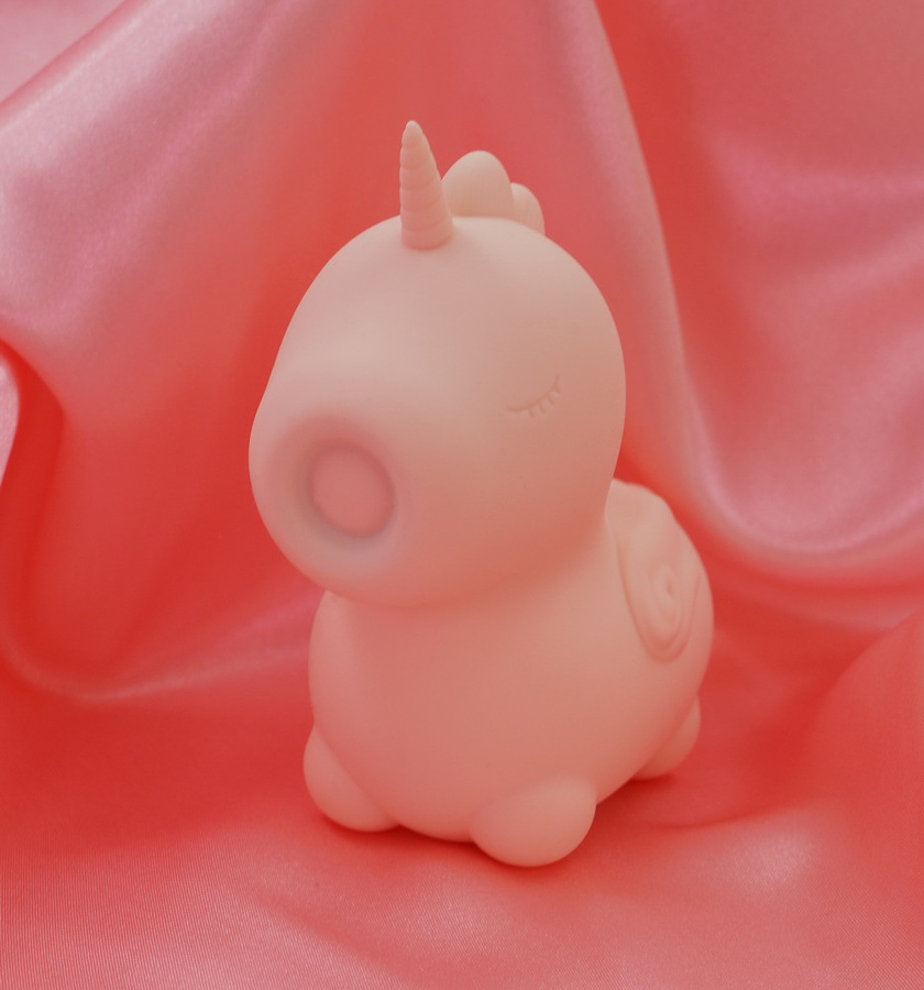 Auflegevibrator Heart Throb im Einhorn-Design in Pink - Bild 2