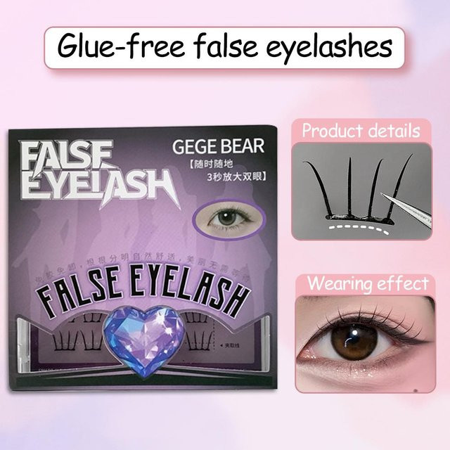 ZOZU DIY Lash Cluster Falsche Wimpern, Natürlich - Bild 1
