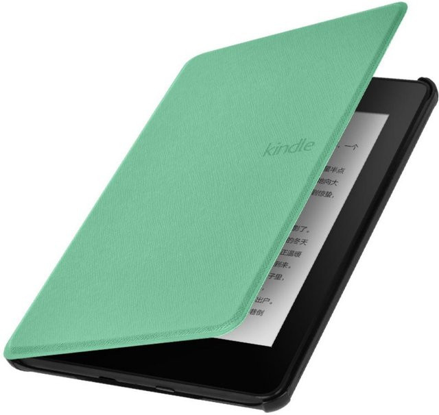 Premium Lederhülle für Kindle Paperwhite 6. Generation (2022) und Kindle Paperwhite Youth Edition in Grün - Bild 1