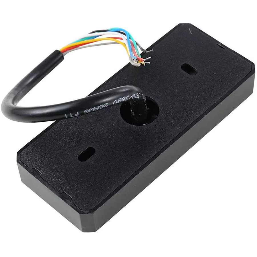 Asia-Teco RFID Zugangskontroll-Lesegerät für EM ID und Mifare in Schwarz mit LED-Anzeige und Wiegand 26/34 Unterstützung (125kHz/13,56MHz) - Bild 3