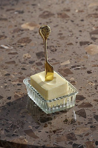 Jotex ELLIE Buttermesser aus Metall in Gold, poliert - Bild 1