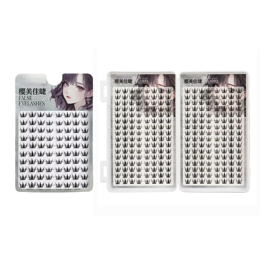 Künstliche Wimpern, Black, 9-13 mm, Natürlich - Bild 3