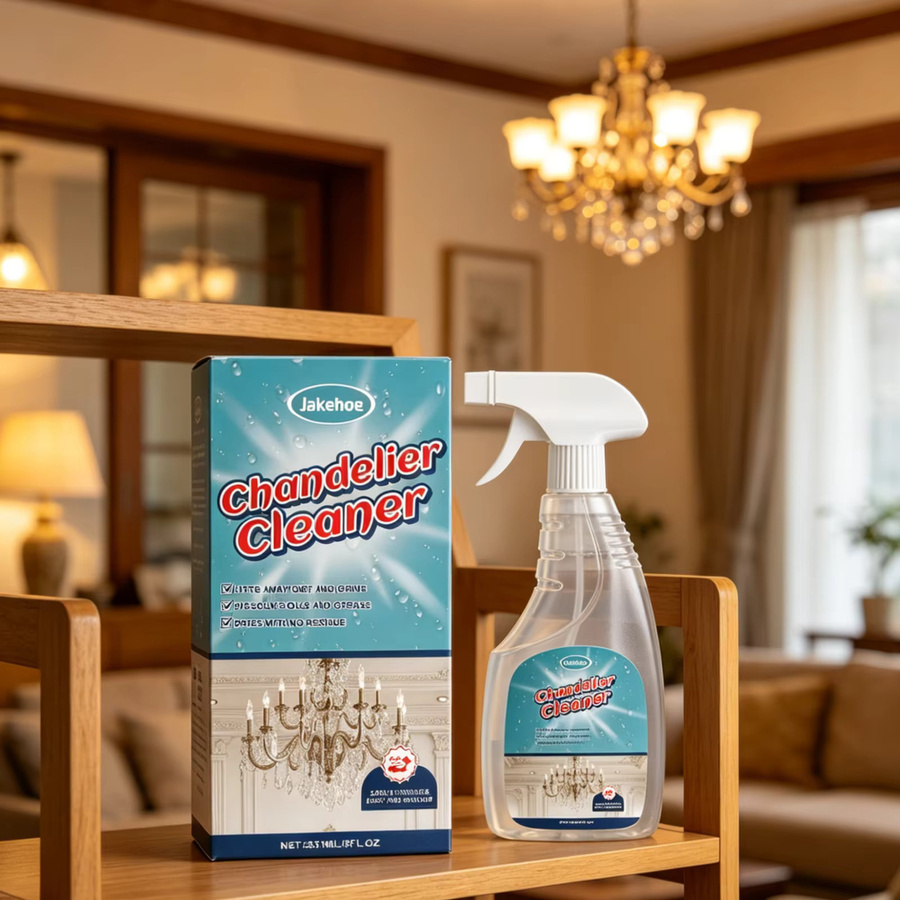 Jakehoe Kristall-Kronleuchter-Reinigungsspray Fleckenentferner zur einfachen Anwendung ohne Demontage, 237ml - Bild 4