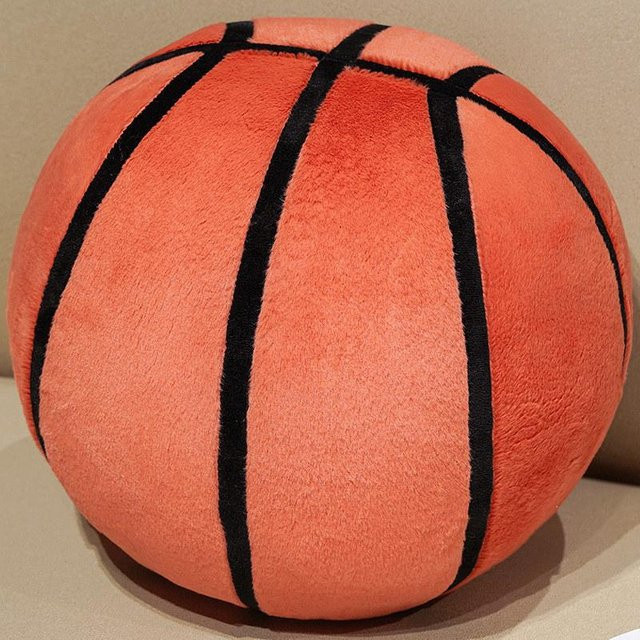 Binchi Fitness Basketball Plüschtier, Simulation Basketball Kissen, ab 14 Jahren - Bild 1