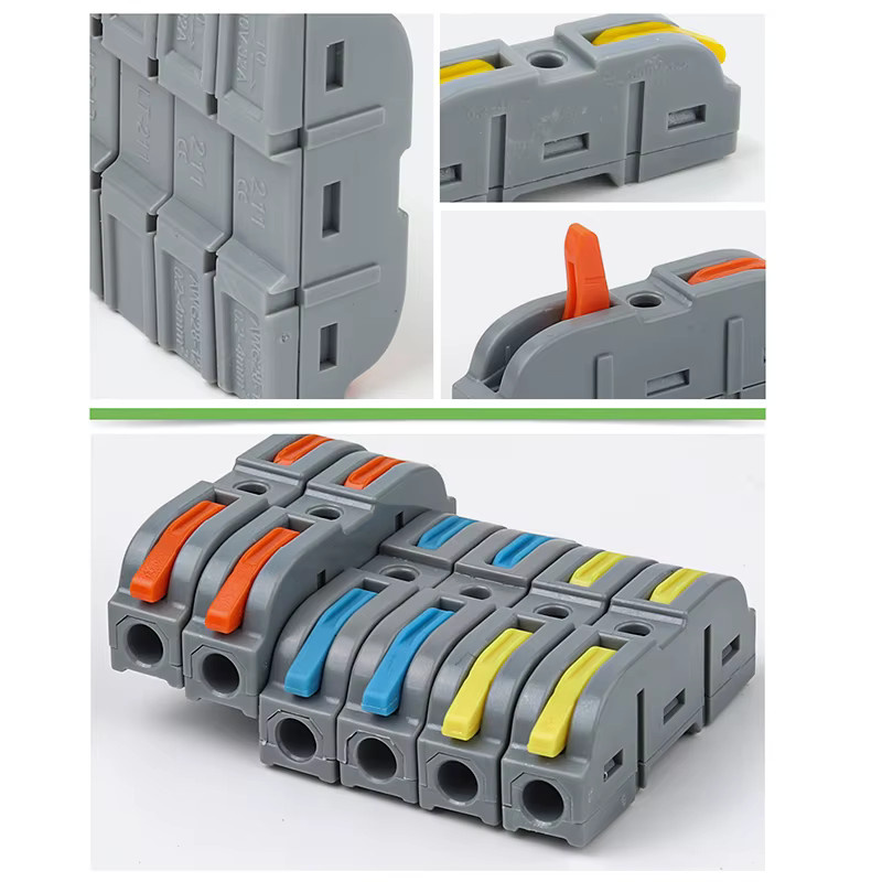 DIY GO Mini Schnell-Drahtverbinder Push-in-Klemmenblock 1 zu 1 für kompakte elektrische Kabelverbindungen - Bild 3