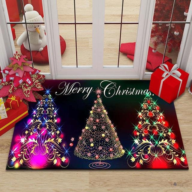 Rutschfeste Kieselgurmatte Yiran Furniture Weihnachtsdekoration in Rot, B: 60 cm, T: 40 cm - Bild 1