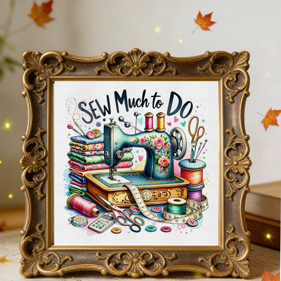 Joy of Sewing Kreuzstich-Set zum Selbermachen, 11CT-Stickerei, Multicolour, B/H: 36 x 36 cm - Bild 6