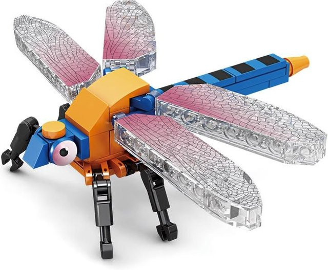 Yiran toy Lernpuzzle Tier-Zusammenbau Biene Libelle Insekt, Baustein-Spielzeug - Bild 1