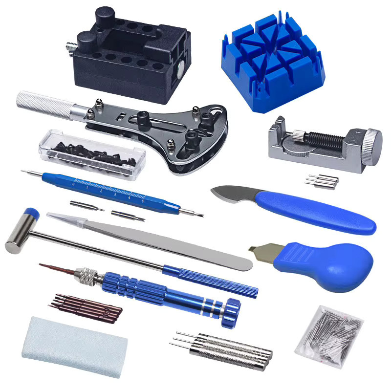 DAHASE Uhrenreparatur-Werkzeugset, Edelstahl, Schwarz, Unisex - Bild 4