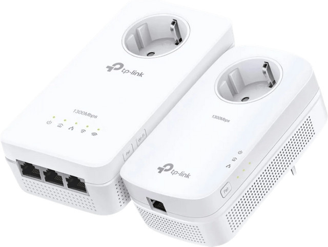 TP-Link TL-WPA8631P KIT Powerline WLAN Starter Kit mit Wi-Fi 5 Dual-Band und Gigabit-Ethernet in Weiß - Bild 1