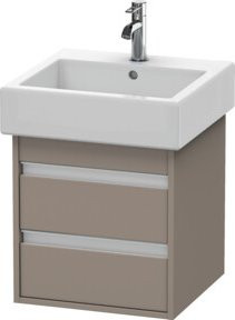 Duravit Waschtischunterschrank Ketho wandhängend mit 2 Schubladen B: 45 cm, T: 44 cm, H: 48 cm - Bild 1