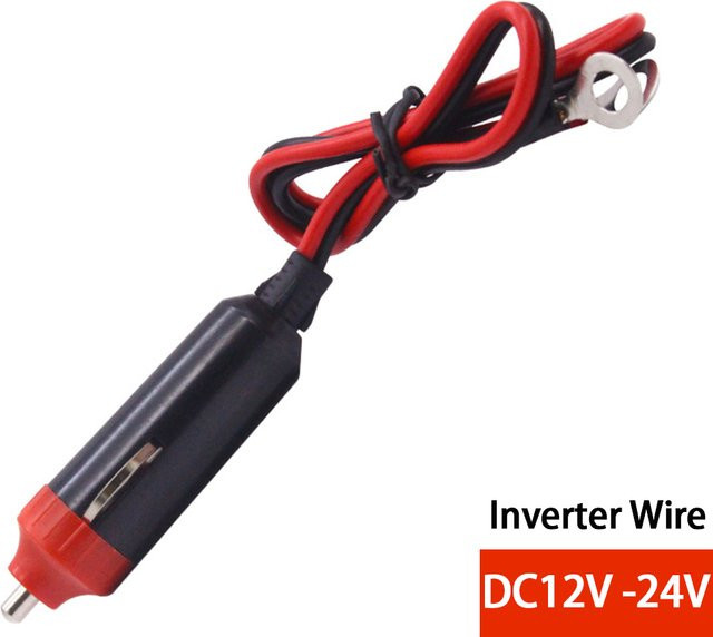 LongCar Auto Netzteil Inverter Kabel mit Zigarettenanzünder Stecker und Buchse, Länge: 50 cm - Bild 1