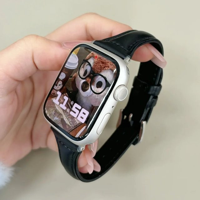 Echtlederarmband, Schwarz, Unisex - Bild 1