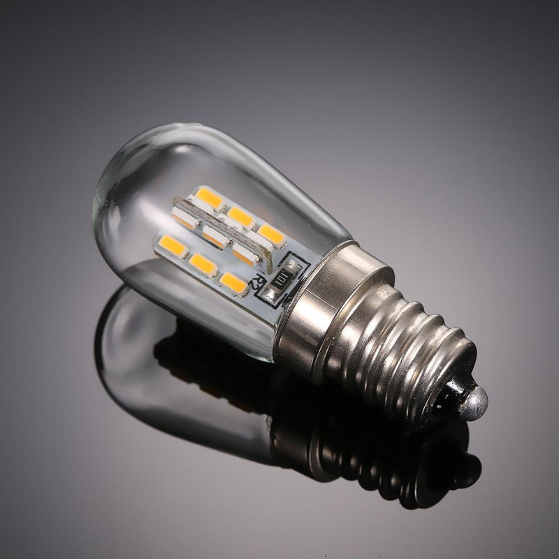 LED Mini Kühlschrank Lampe mit E12 Sockel und SMD3014 Technologie, AC220V, transparent - Bild 2
