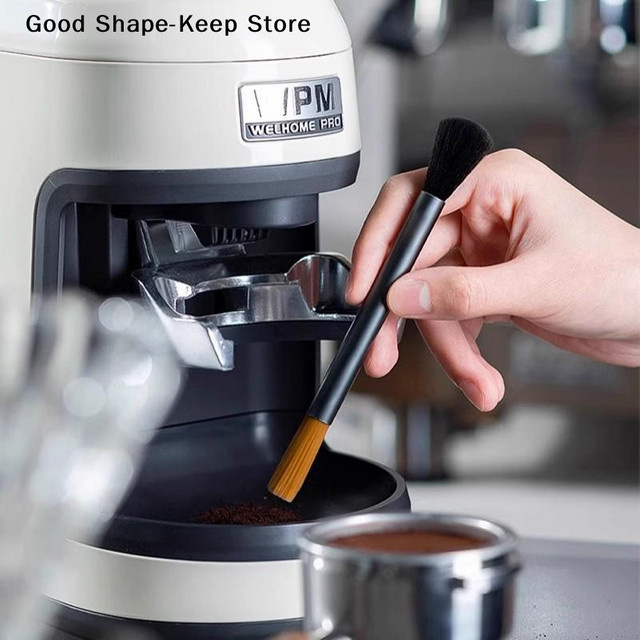 eelhoe Kaffeemühlen-Reinigungsset in Schwarz mit Messlöffel, Luftgebläse und Reinigungsbürste - Bild 1