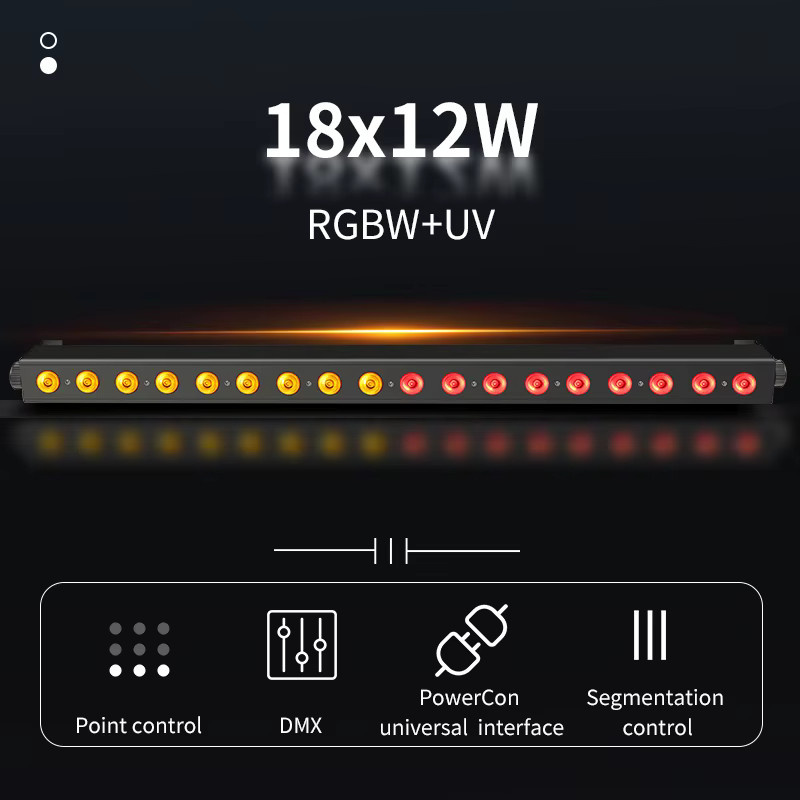 AICPOSE DMX LED Pixel Wallwasher RGBWAUV Bühnenlicht LED Bar für Party und Event - Bild 2