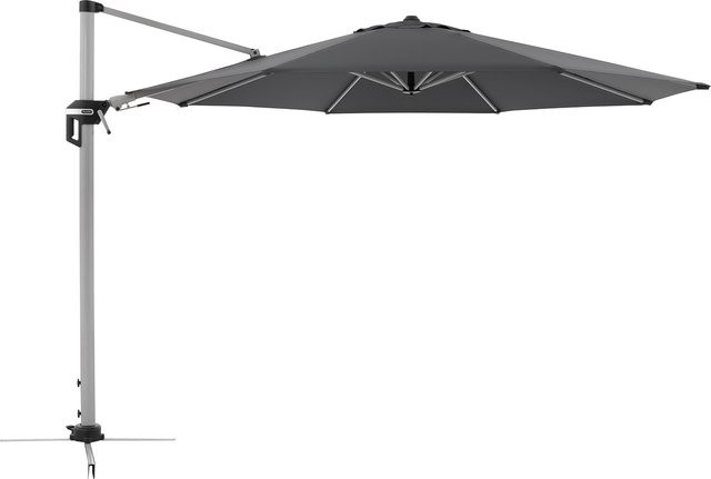 Doppler Ampelschirm Active in Anthrazit mit Ø 370 cm - Bild 1