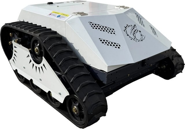 CARTIWELL Ferngesteuerter Elektro Rasenmäher CW-500E mit Kettenantrieb in Weiß - Bild 1