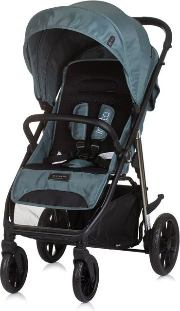 Chipolino Kinderwagen Buggy Insta in Grün mit Aluminiumrahmen, Federung und Fußabdeckung, klappbar - Bild 1
