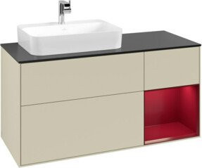 V&B Waschtischunterschrank Finion in Lackausführung, Breite: 120 cm, Tiefe: 50,1 cm, Höhe: 50,1 cm - Bild 1