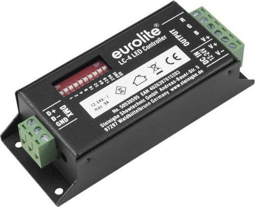 Eurolite LC-4 DMX Controller 3-Kanal in Schwarz aus Metall - Bild 1