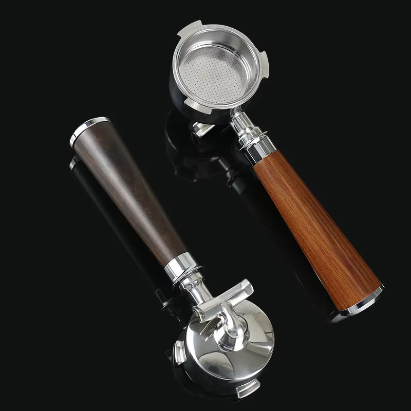 Delonghi Dedica Espresso Maschine Zubehör: 51mm Nackter Siebträger mit Filterkorb in Silber für EC680 und EC685 - Bild 3