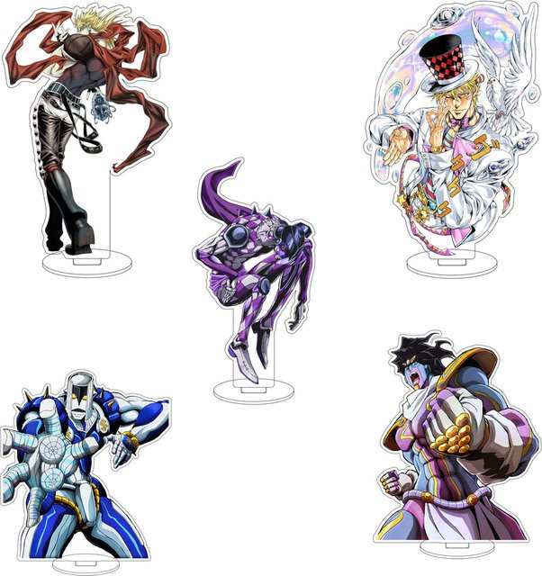Bandai JoJo's Bizarre Adventure Acryl-Figur Ständer, 16cm, Bunt / Mehrfarbig - Bild 1