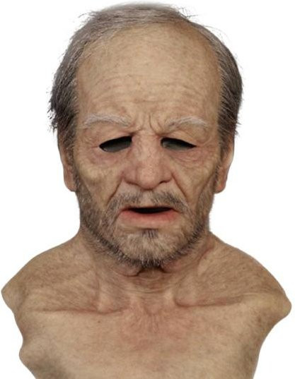 changbaixin Alte Mann Maske, realistische Latex Vollkopfbedeckung - Bild 1