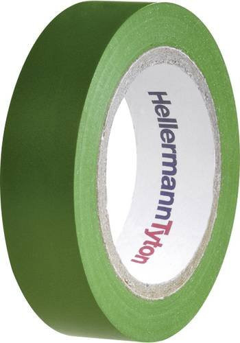 HellermannTyton HelaTape Flex 15 Isolierband Grün Breite: 15 mm, Länge: 10 m - Bild 1