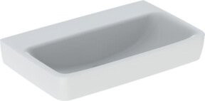 Geberit Waschtisch Renova Compact aus Keramik, weiß, B/T: 65 x 40 cm, ohne Überlauf und ohne Armatur - Bild 1