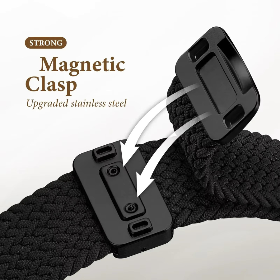 Geflochtenes Armband für Apple Watch, Magnetschnalle, Unisex - Bild 2