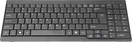 Digitus DS-72000US KVM-Tastatur kabelgebunden, QWERTY US-Englisch, Schwarz - Bild 1