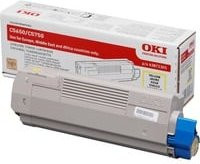 OKI Toner Gelb 43872305 für C5650 und C5750 mit einer Reichweite von ca. 2.000 Seiten - Bild 1