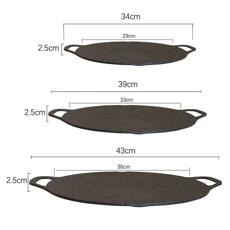 Alloet Antihaftbeschichtete Rundbackform aus Keramik in Schwarz, Durchmesser: 36,0 cm - Bild 3