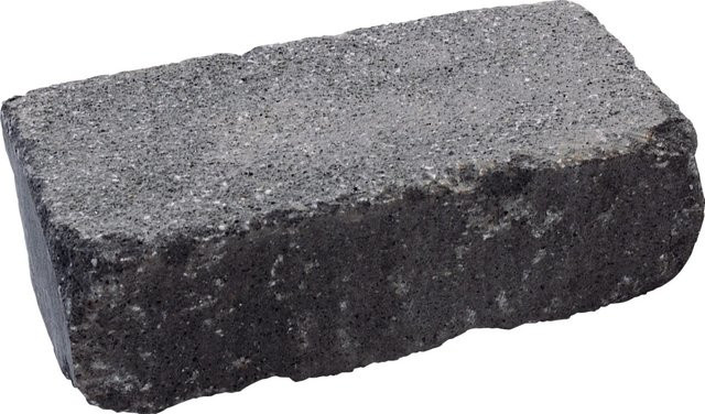 Diephaus Mauerstein Maximo Beton Schwarz Anthrazit B: 50 cm, T: 25 cm, H: 15 cm - Bild 1