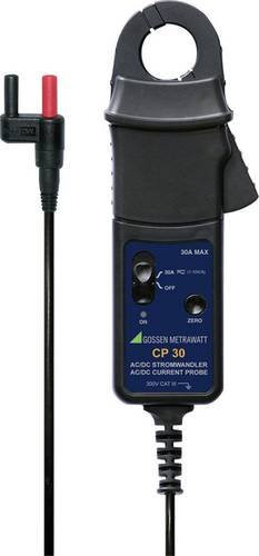 Gossen Metrawatt CP30 Stromzangenadapter in Schwarz mit Messbereich 1 mA - 30 A für AC und DC - Bild 1