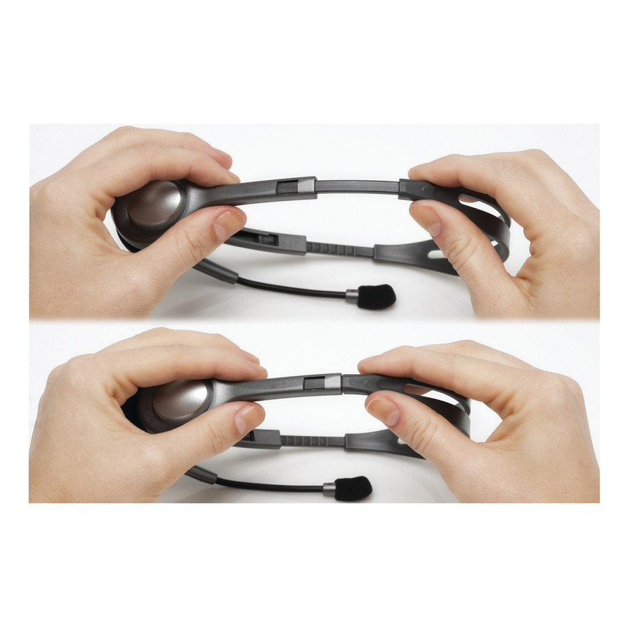 Logitech H111 On-Ear Headset mit Mikrofon-Rauschunterdrückung in Grau/Schwarz und 3,5 mm Klinkenanschluss - Bild 2